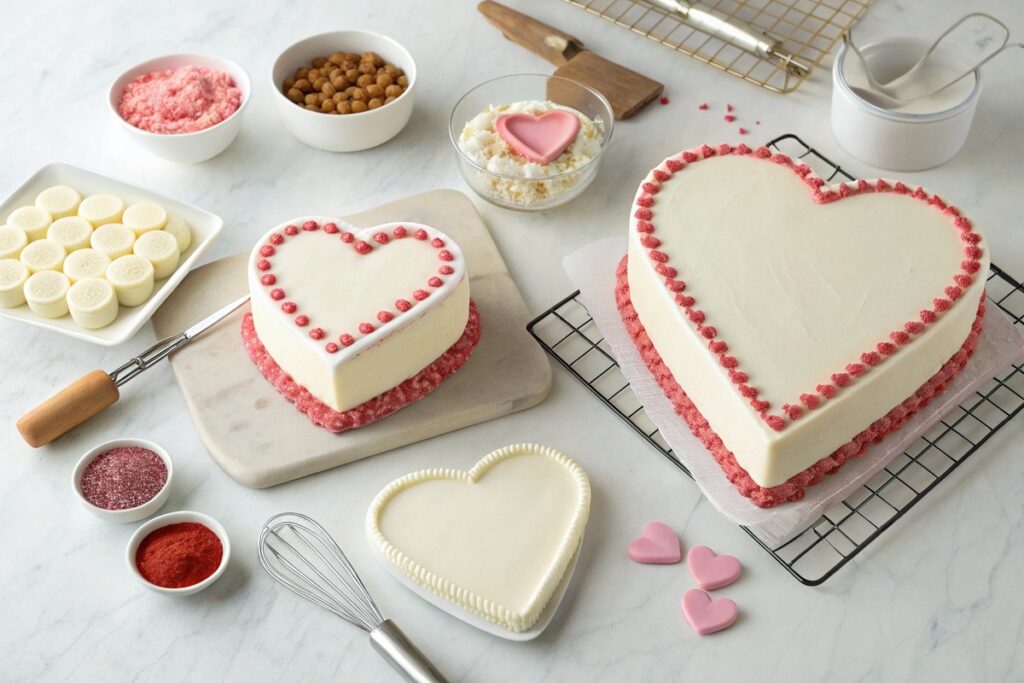  Step-by-Step Guide to Assembling a Heart Cake